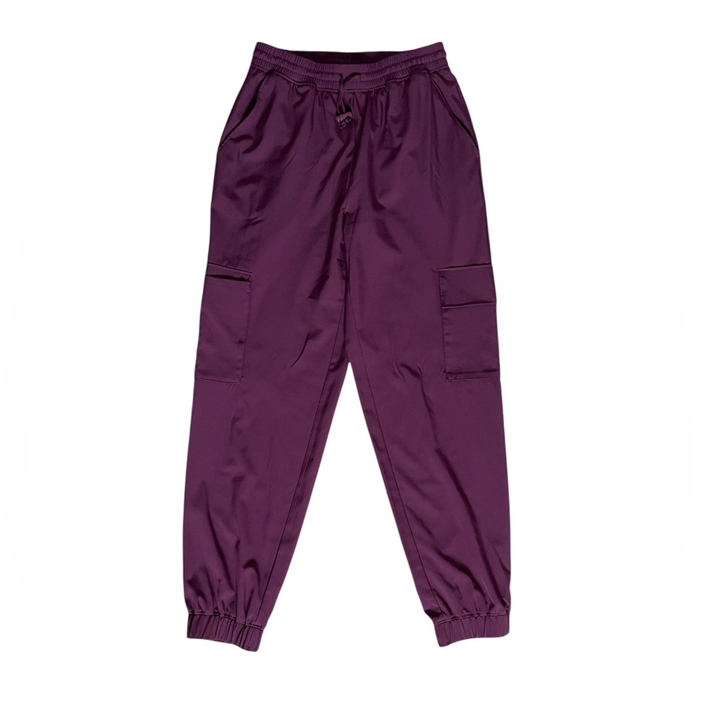 Women's Purple Cargo Jogger Jeans
